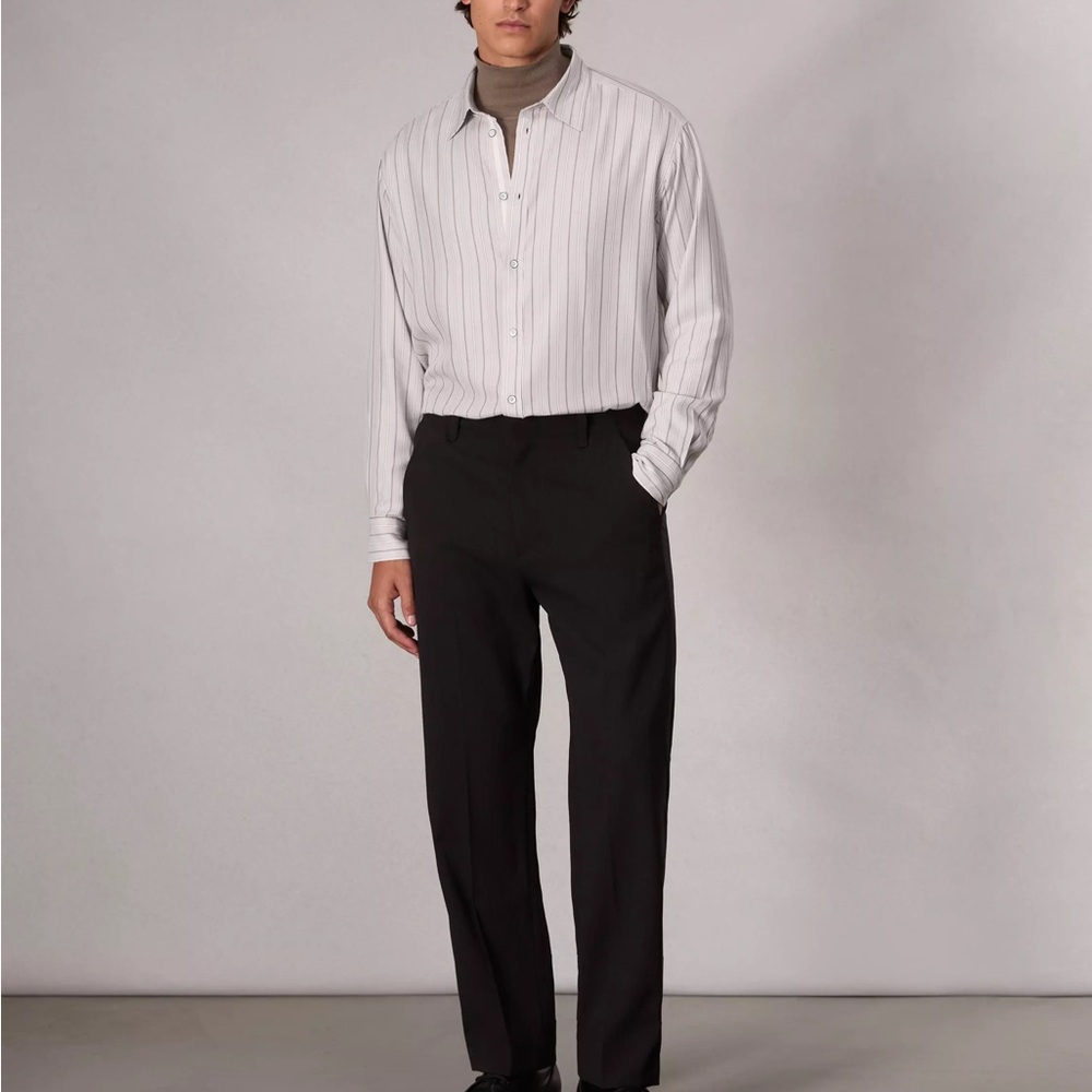 Rag & Bone NWT Matthew Shirt White & Black Stripe